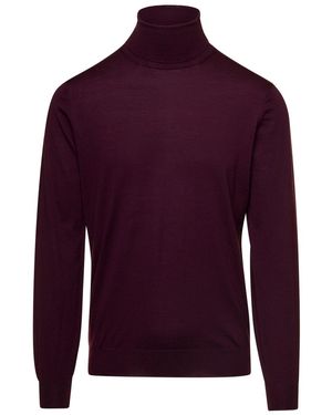 GAUDENZI Dolcevita Con Collo Alto E Maniche Lunghe - Viola
