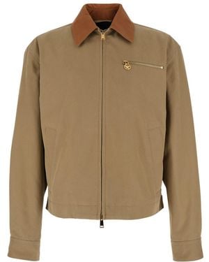 Versace Light Jackets - Brown