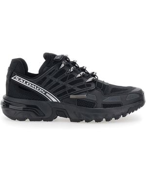 Salomon Low Top Trainers With Drawstring Closure And Logo Letter - Black