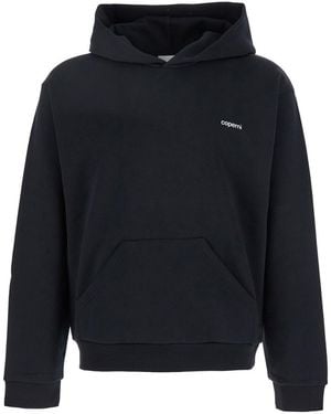 Coperni Polyester Cotton Logo Hoodie - Blue