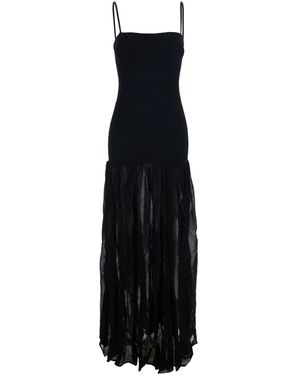 Hunza G Long Dress Hybrid - Black