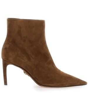 Dolce & Gabbana Stivaletto Suede - Brown