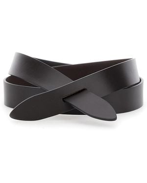Isabel Marant Belt With Braided Design - Grey