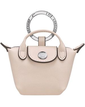 Longchamp Keychain 'Le Pliage Xtra' - Natural