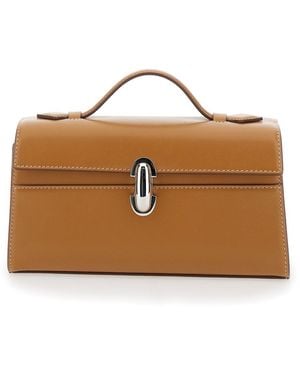 SAVETTE Borsa A Mano 'Symmetry' Con Dettagli - Marrone