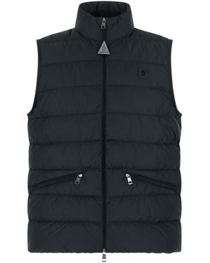 Moncler 'Treompan' Sleeveless Down Jacket With High Collar And L - Black