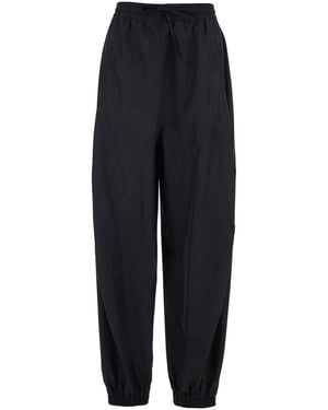 Rohe Balloon Pants With Elastic Waist And Drawstring - Black
