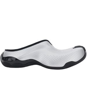 Balenciaga Oversized Mule With Side Logo And Number On Front And - White
