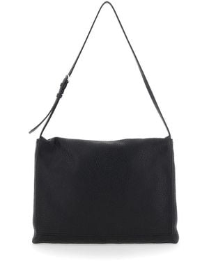 The Row Nan Shoulder Deer Leather - Black