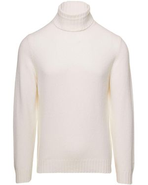 GAUDENZI Wool And Cashmere Turtleneck For - White