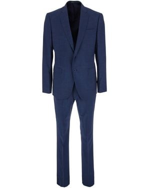 Emporio Armani Suit Suit - Blue