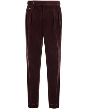 Brunello Cucinelli Palazzo-Inspired Trousers - Purple
