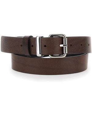 Tela Rima Leather Belt - Brown