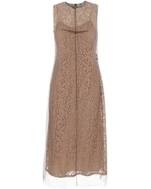 Fendi Lace Dress - Natural