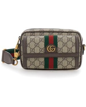 Gucci Brown Polyester Shoulder Bag