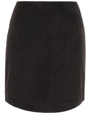 ROTATE BIRGER CHRISTENSEN Miniskirt With Zip Closure On The Back - Black