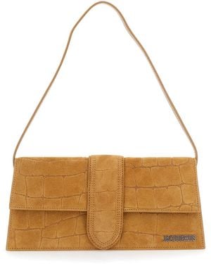 Jacquemus Borsa A Spalla 'Le Bambino' Con Logo Lettering Sul Fronte E - Neutro