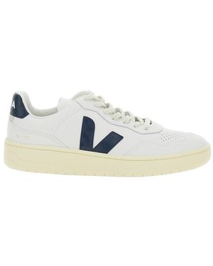 Veja Sneaker Basse 'V-90' Con Patch Logo - Bianco