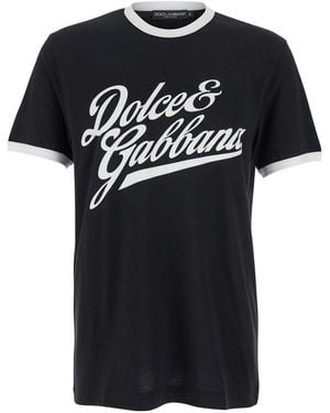 Dolce & Gabbana Logo Corsivo Grande - Black