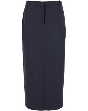 Theory Gonna Midi Con Spacco - Blu