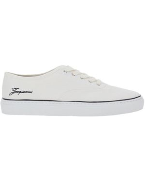 Jacquemus Trainers 'Les Fefe' With Contrast Logo - White
