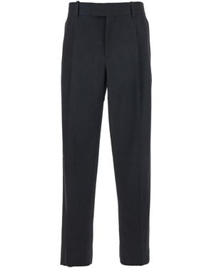 Drole de Monsieur 'Le Pantalon Golfeur' Trousers With Concelaed Fro - Blue