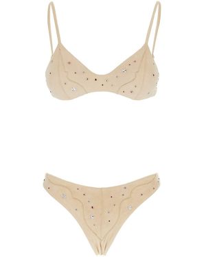 VENUJA Sequin Bikini - White