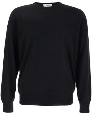 Lardini Maglia Girocollo Con Maniche Lunghe - Blu