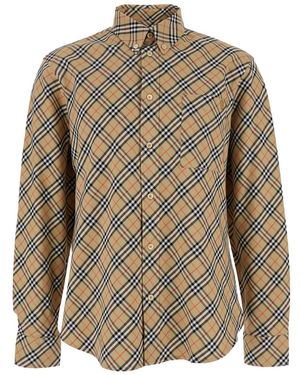 Burberry Shirt With All-Over Vintage Check Motif - Multicolour