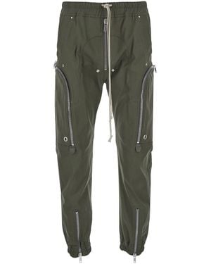 Rick Owens 'Bauhaus' Pants With Elastic Waist - Green