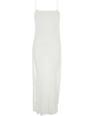 Jacquemus Dress With Straight Neckline - White