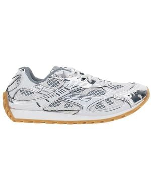 Bottega Veneta 'Orbit' Trainers With Logo Lettering Print - White