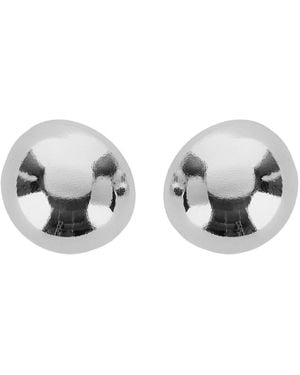 Silvia Gnecchi Orecchini 'Sade' Con Chiusura Sul Retro E Design Circol - Metallizzato