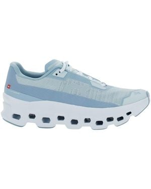 On Shoes Cloudmster Void Shoes With Thick Sole And Cushiing - Blue