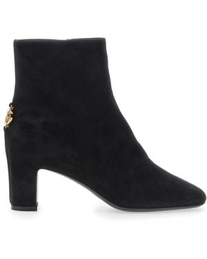 Dolce & Gabbana Stivaletto Suede - Black