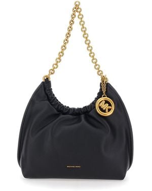 MICHAEL Michael Kors Sm Cinch Conv Shldr - Black
