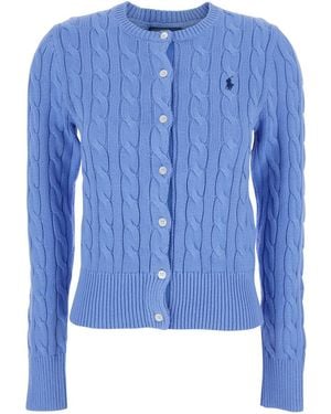 Polo Ralph Lauren Cttncblcardi-Long Sleevecardigan - Blue