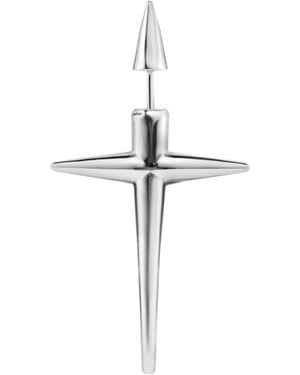 LAG World 'Killah' Cross Shaped Earings - White