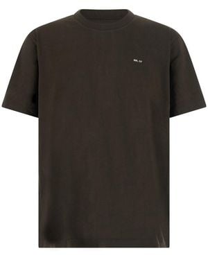 NN07 Fabric Adam Emb T-Shirt - Black