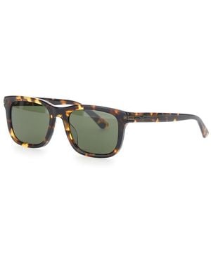 Emporio Armani Square-Lens Sunglasses With Leopard Print - Green