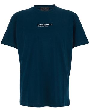 DSQUARED2｜SHORT-SLEEVED ROUND NECK T-SHIRTS (S71GD1424 DSQUARED2 Logo Print T-Shirt white S71GD1424 D20020 | eBay