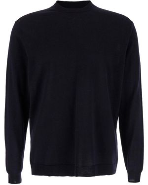 Low Brand Pullover Girocollo - Blu