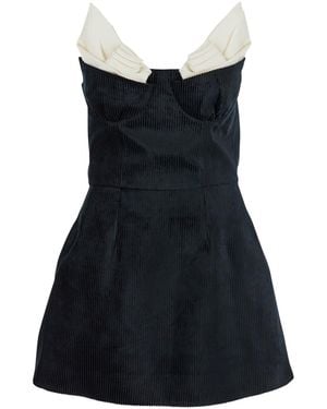 ShuShu/Tong B & W Bustier Dress - Black