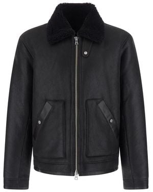 NN07 Shearling Coat Atkinson - Black