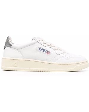 Autry Medalist Low Trainer In White Leather