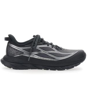 Hoka One One 'Mach Remastered Aura' Low Top Sneakers With Camouflage Gra - White