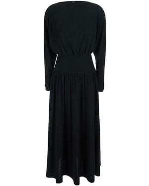 TOTEME Long Jersey Dress - Black