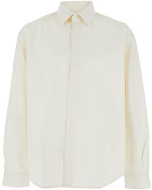 Jacquemus 'Henri' Shirt With Maxi J Logo On The Back - White