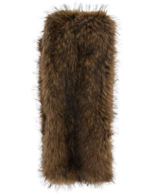 Bazar Deluxe Scarf With Wraparound Design - Brown