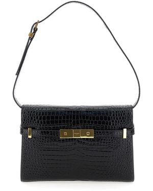 Saint Laurent 'Manhattan Small' Shoulder Bag - Black